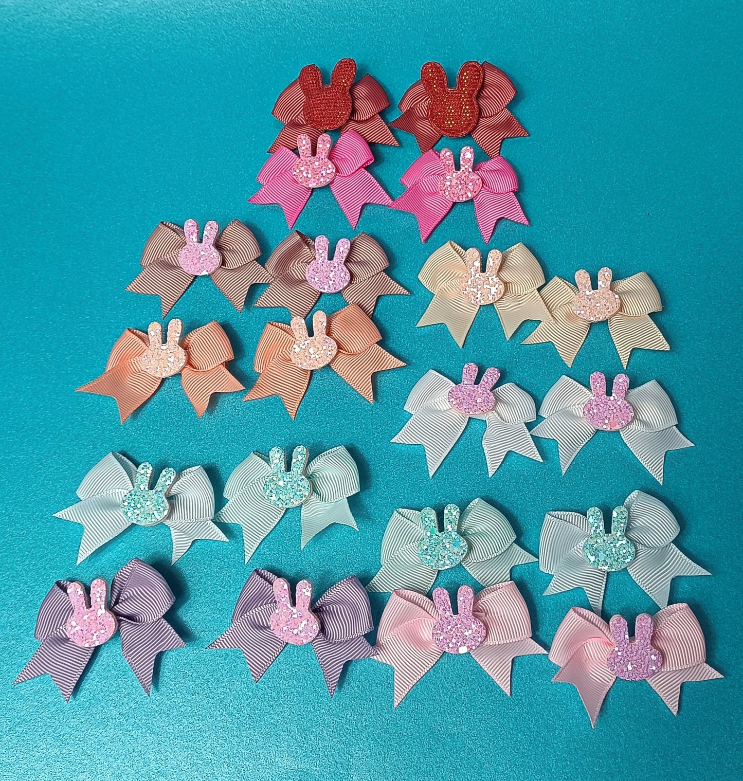 Mini Bows on Clips