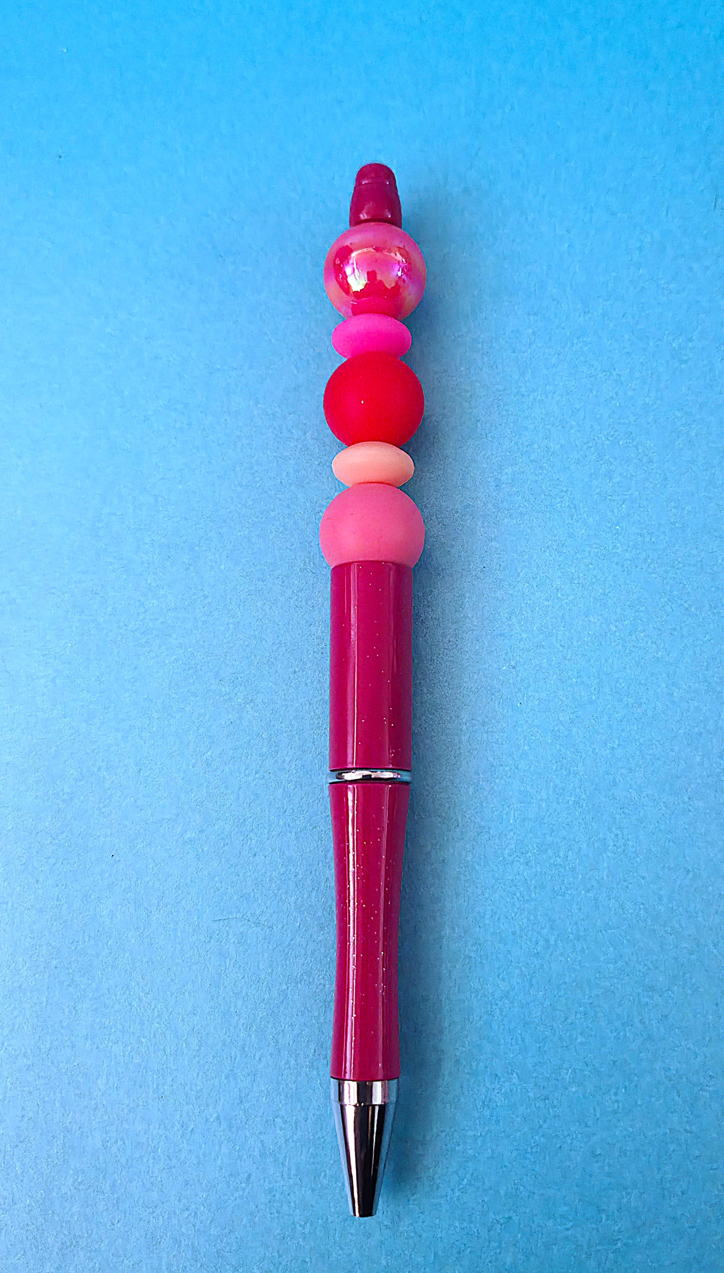 Beaded pens with opal beads