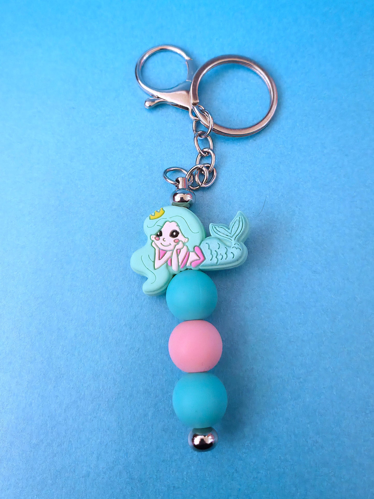 Silicone Beaded Keyrings