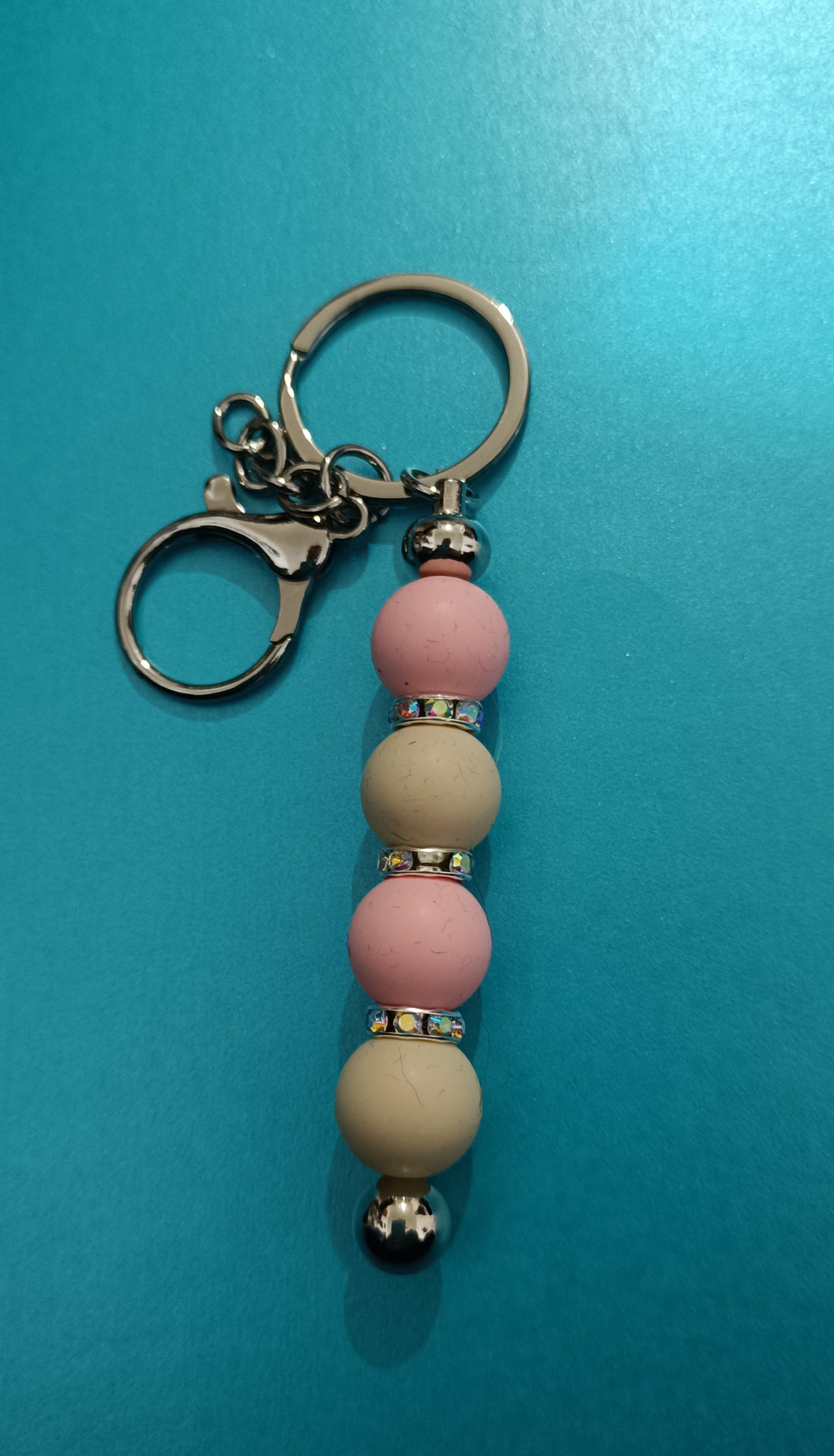 Silicone Beaded Keyrings