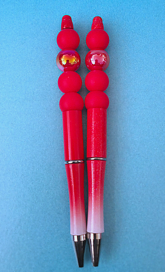 Beaded pens with opal beads