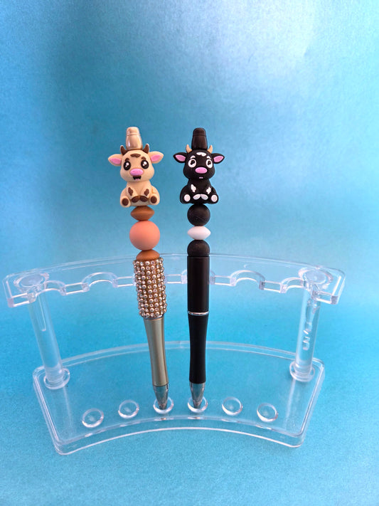 Cow beaded pens