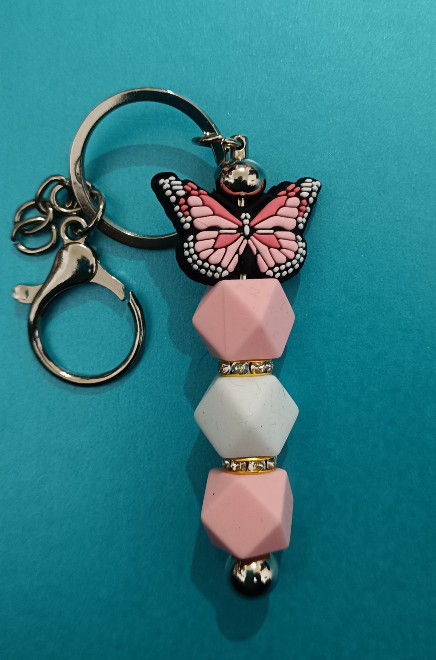 Silicone Beaded Keyrings