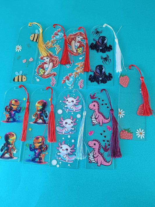 Large Acrylic Bookmarks