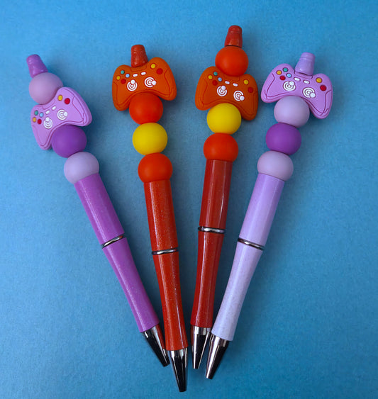 Game controller beaded pens