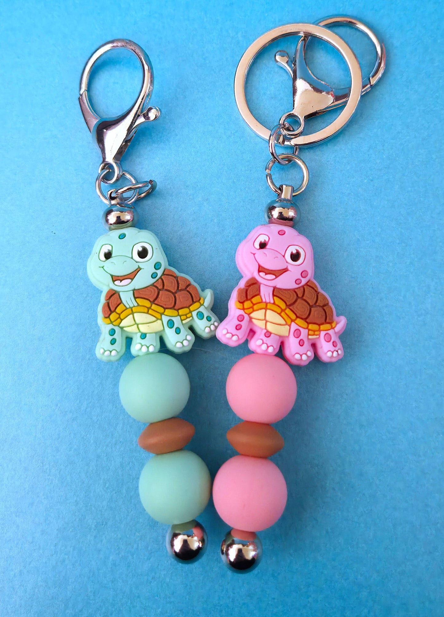 Silicone Beaded Keyrings