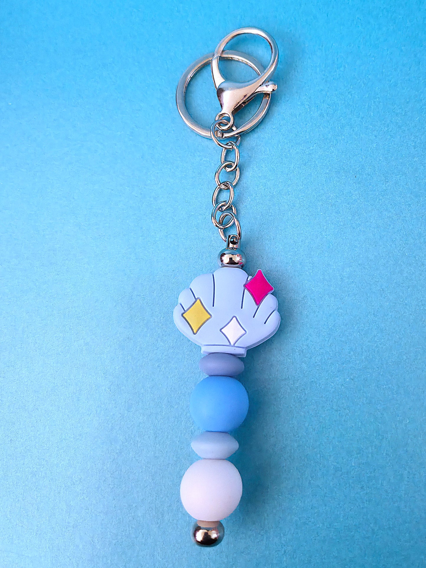 Silicone Beaded Keyrings