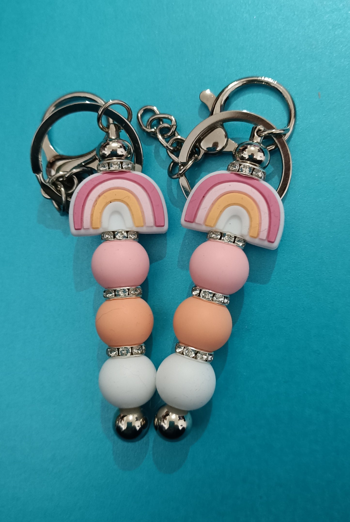 Silicone Beaded Keyrings