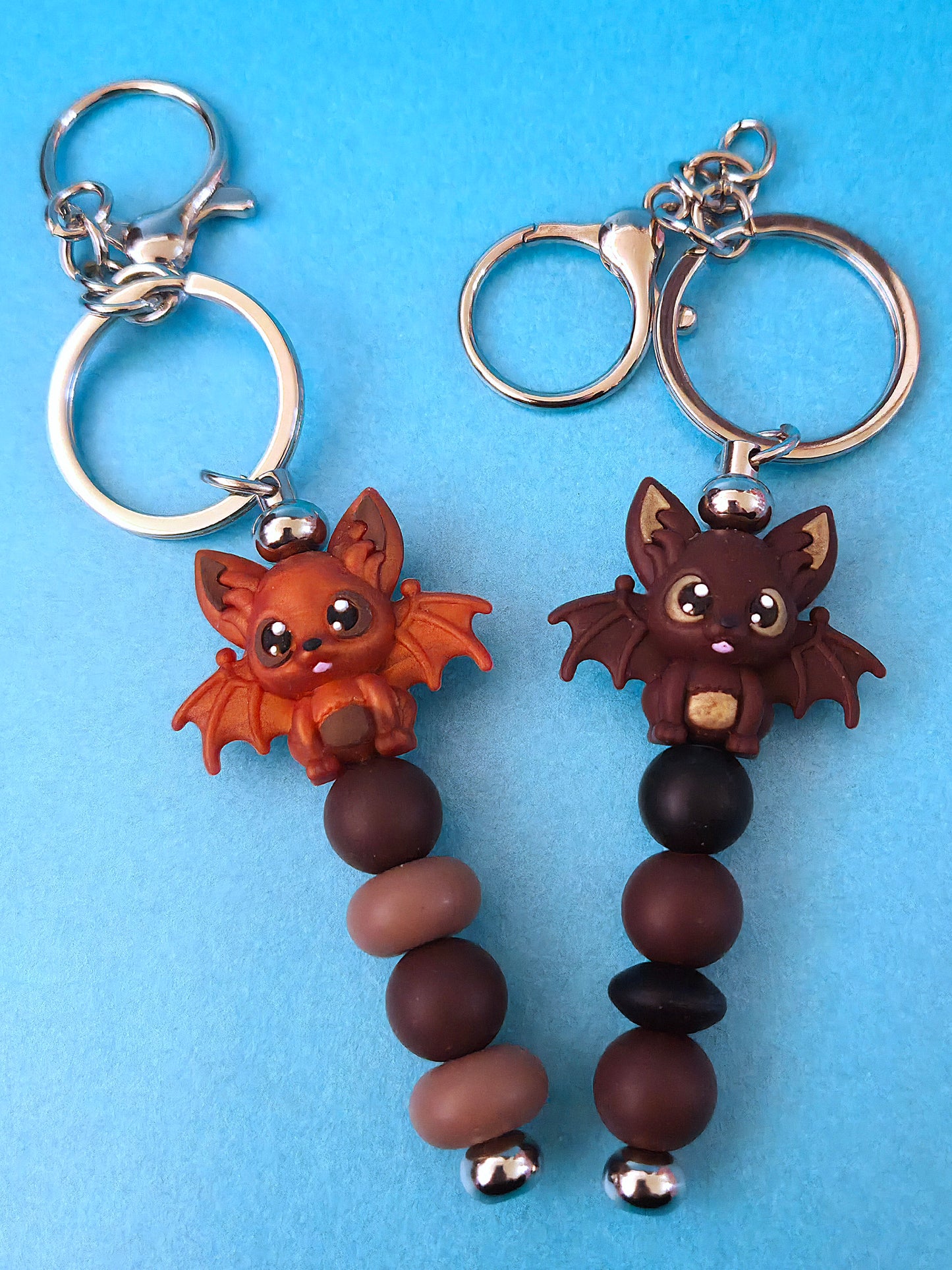 Silicone Beaded Keyrings