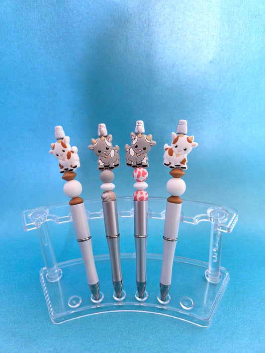 Goat beaded pens