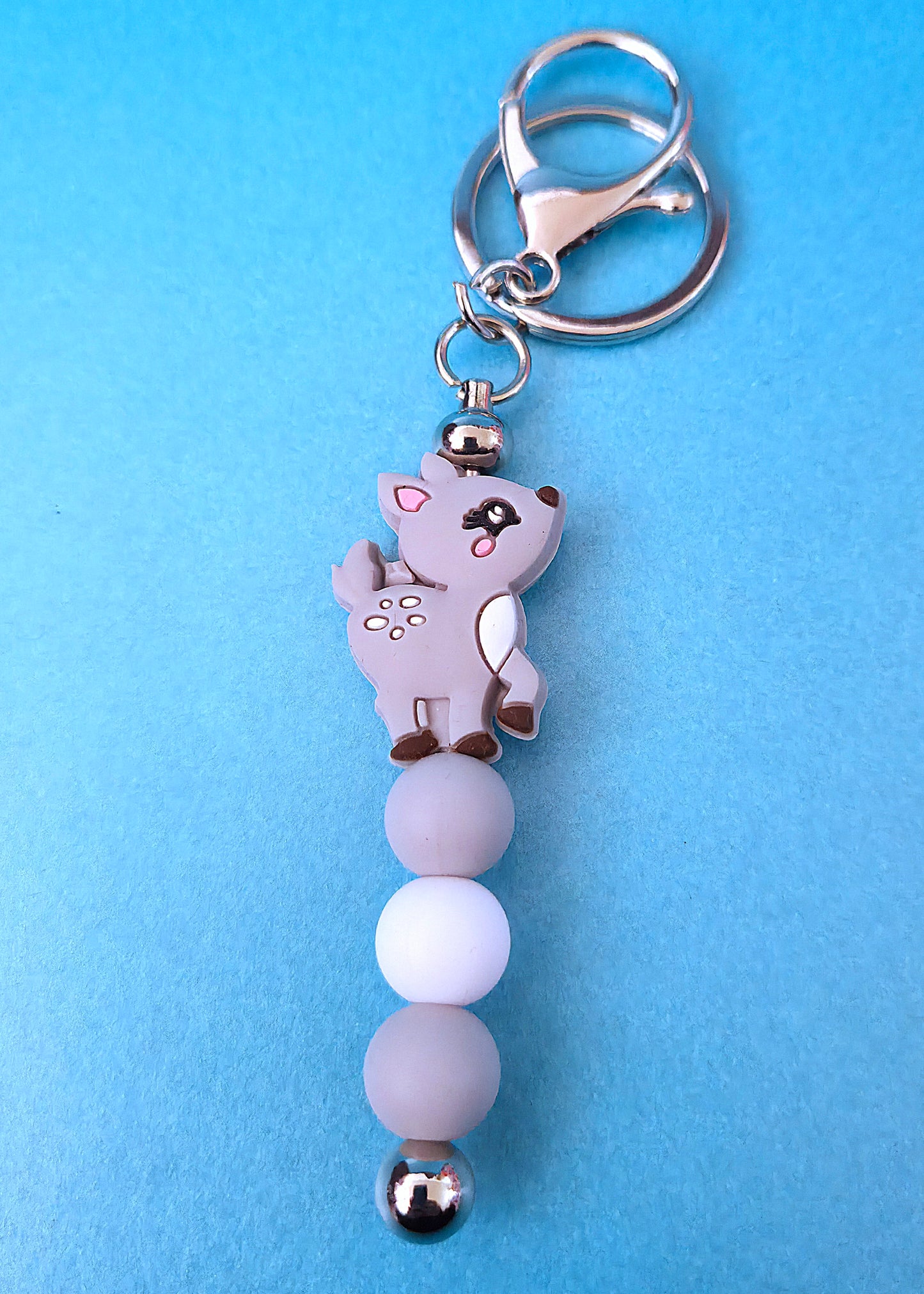 Silicone Beaded Keyrings