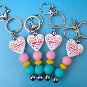 Appreciation Beaded Keyring