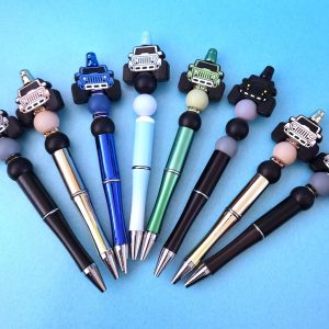 Monster truck beaded pen