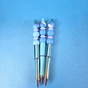 Ocean printed beaded pen